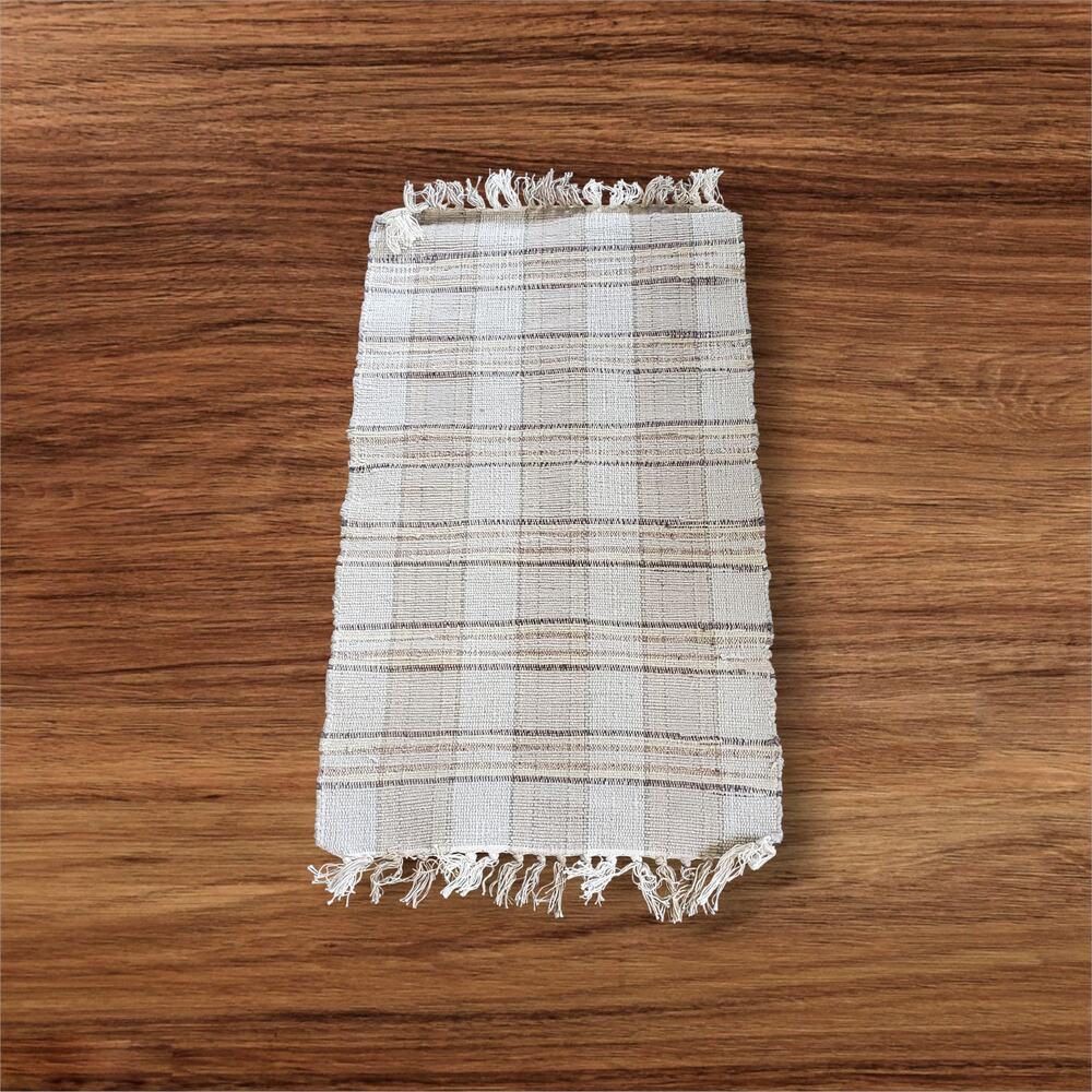 Eco-Friendly 100% Cotton Washable Rug - Handcrafted in India